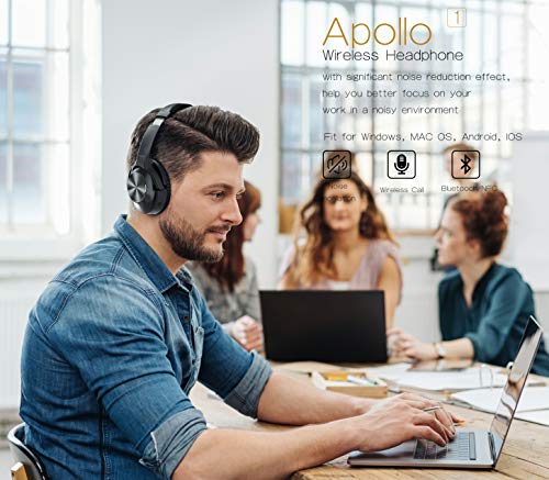 4 Cancelling+Headphones+Bluetooth+Comfortable+Traveling