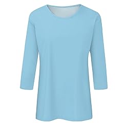 3/4 Sleeve for Women Casual Tops Women's 3/4 Sleeve