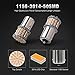KAFEEK 20× Super Bright 1156 1141 1003 7506 BA15S 50-3014SMD LED Bulbs 12 Volt RV Camper Interior Lights, Warm White