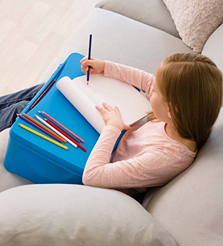 3 Collapsible+Folding+Lap+Desk+Blue