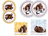The Secret Life of Pets Plates and Napkins Party Kit for 16 Guests