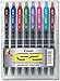 Pilot G2 Retractable Premium Gel Ink Roller Ball Pens, Fine Point, Assorted Colors, 8-Pack (31128)