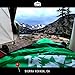 Rakaia Designs (TNH Outdoors) Double & Single Camping Hammocks - Lightweight Nylon Portable Hammock, Best Parachute Hammock For Backpacking, Camping, Travel, Beach & The Yard With FREE Steel Carabiner