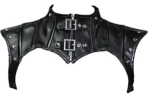 Degpum Women's Steampunk Gothic Leather Costume Shoulder,Shoulder Armor