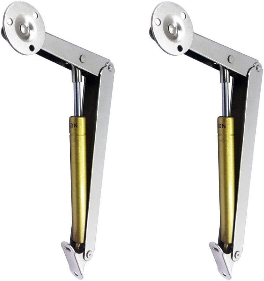 Pack of 2 Pneumatic Lid Lifters (200N/44lb), Heavy Duty Gas Springs Lid