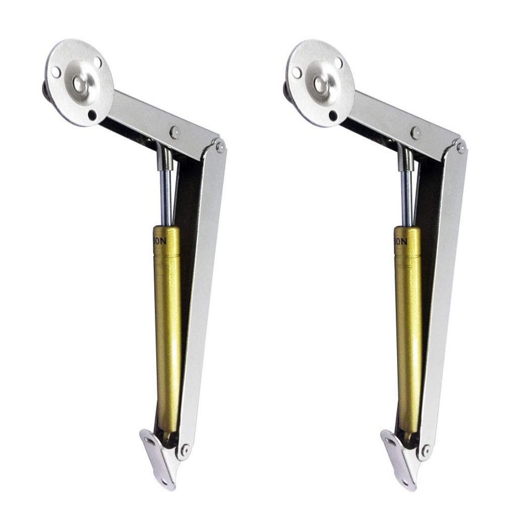 Pack of 2 Pneumatic Lid Lifters (200N/44lb), Heavy Duty Gas Springs Lid Support Hinge, with Soft Close, Perfect for Heavy Drop Lids
