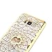 CXCase Galaxy S8 Plus Case, Chrysalis Series - Ultra Slim Luxury Bling Rhinestone Case Cover With 360 Rotating Ring Grip/Stand Holder/Kickstand For Samsung Galaxy S8 Plus (SM-G9550) - Gold