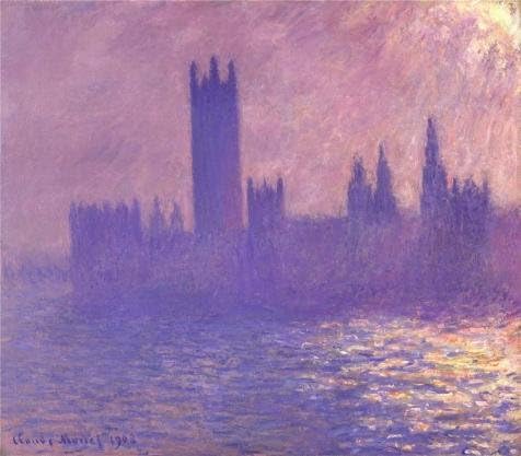 Perfect Effect Canvas ,the High Definition Art Decorative Canvas Prints Of Oil Painting 'House Of Parliament, Sunlight Effect, 1903 By Claude Monet', 10x11 Inch / 25x29 Cm Is Best For Bar Artwork And Home Gallery Art And Gifts