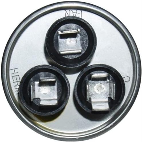 100335-05 - 35 + 5 uf MFD 370 Volt VAC - Lennox Round Dual Run Capacitor Upgrade