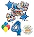 Anagram Thomas the Train Engine 4th Birthday Party Supplies and Balloon Decorations