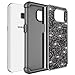 Galaxy S7 Case for Girls, S7 Bling Case, Jeylly Glitter Luxury Crystal Dual Layer Shockproof Hard PC Soft TPU Inner Protector Case Cover for Samsung Galaxy S7 S VII G930 - Black