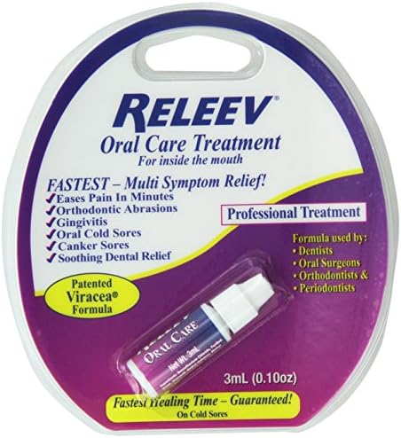 RELEEV Oral Care Therapy 0.10 oz (Pack of three)