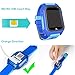 Waterproof GPS Tracker Watch for Boys Girls - IP67 Water Resistant Kids Smartwatches Phone Pedometer Fitness Tracker Watch with GPS/LBS Locator Call SOS Voice Chat Camera for Back to School (Blue)