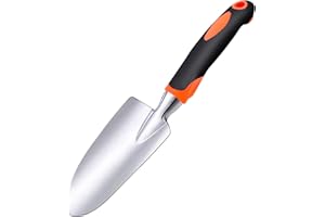 Garden Trowel Hand Shovel,Cast-Aluminum Heavy Duty Gardening Tools,Non-Slip Snow Shovel,Gardening Gifts for Women,Men and Chi