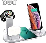Kertxin Wireless Charger Stand,4 in 1 Wireless