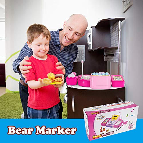 image for FunsLane Cash Register for Kids Pretend Play Toys with Electronic Soun
