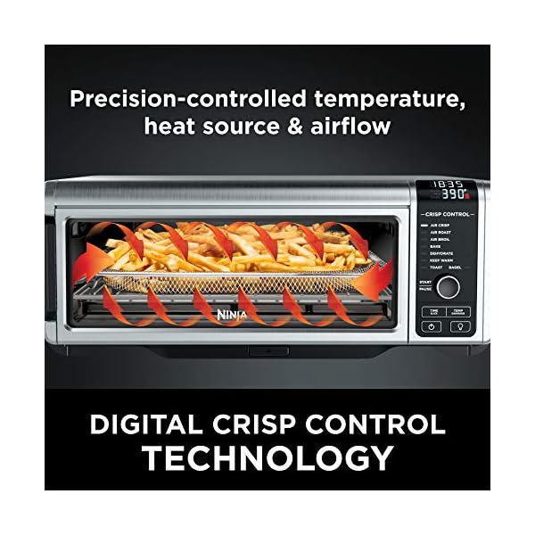 Ninja SP101 Foodi 8in1 Digital Air Fry, Large Toaster Oven, FlipAway for Storage, Dehydrate