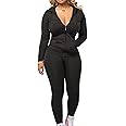 Mrskoala Two Piece Outfits for Women Jogger Sets Workout Sweat Suits Tracksuit Pants Set