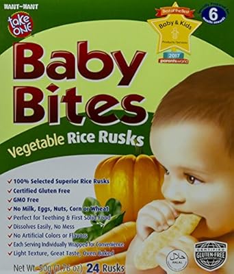 baby bites rice rusks