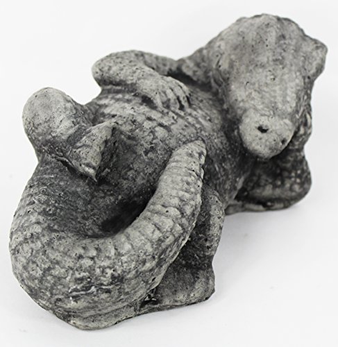 Alligator Garden Statue Crocodile Concrete Statue Cement Alligator Figure Cast Stone crocodile Animal Sculpture