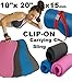 SISYAMA Knee Pad Cushion Yoga Exercise Workout w/Sling 20