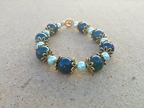 1 7" Jasper and gold bracelet, gemstone bracelet, gold jewelry, hand jewelry, wrap bracelet, chunky bracelet, womens bracelet, hippie bracelet, boho bracelet