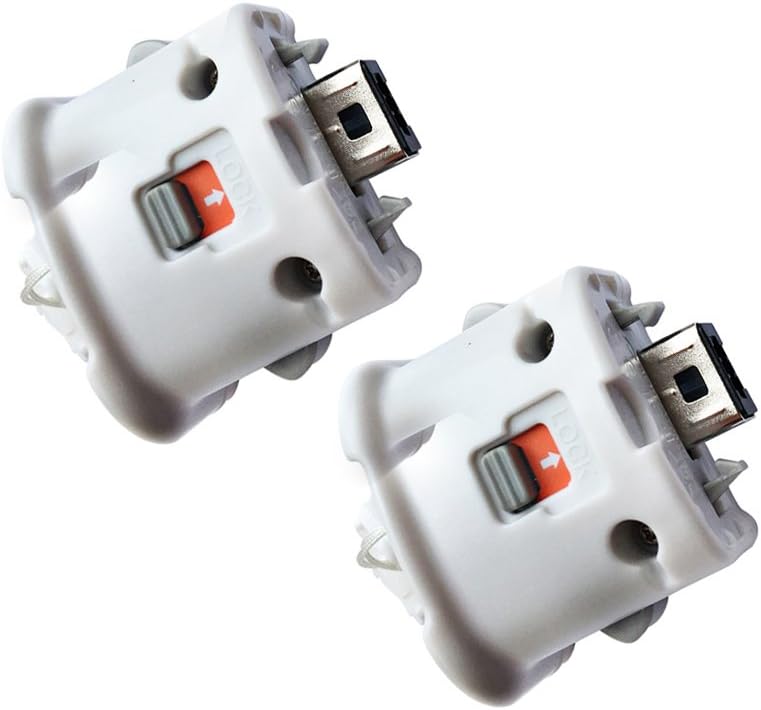 Motion Plus Adapter Motion Plus Sensor Attachment for Wii Remote Controller (2 Pack)