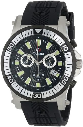 Men's SC-4H2-04-007 Hawk Chrono Analog Display Quartz Black Watch