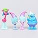 12 PCS Trolls Biggie Poppy Prince Gristle Action Figure Doll Cake Topper Toy