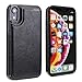 OT ONETOP iPhone XR Wallet Case with Card Holder, Premium PU Leather Kickstand Card Slots Case,Double Magnetic Clasp and Durable Shockproof Cover for iPhone XR 6.1 Inch(Black)