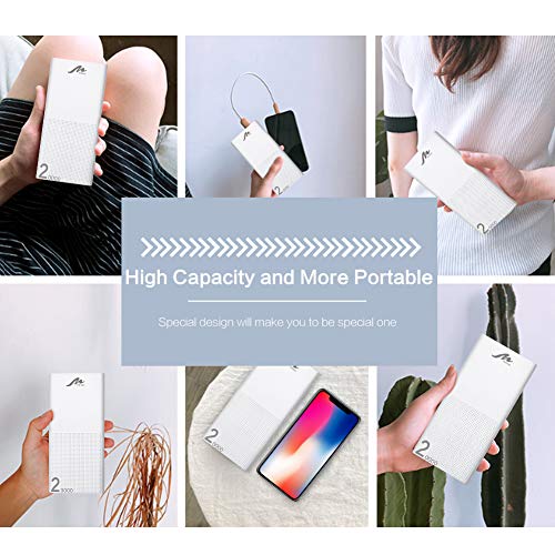 image for miisso 20000mAh External Battery Charger Portable for Cell Phone, 18W 