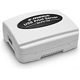 X-MEDIA XM-PS110U 1-Port 10/100Mbps Fast Ethernet USB Print Server | USB 2.0 Port Network Print Server