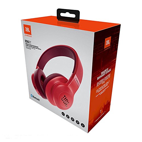 JBL E55BT OverEar Wireless Headphones Red Pricepulse