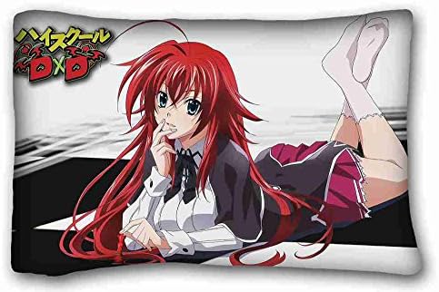 Custom Characteristic ( Anime Highschool Dxd ) Pillowcase Cover 20"X30" One Side suitable for Queen-bed PC-Bluish-44304