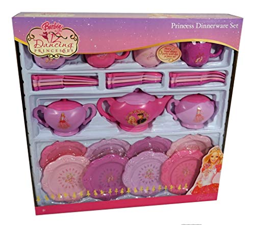 Barbie in the 12 Dancing Princesses 30 Piece Dinnerware Set
