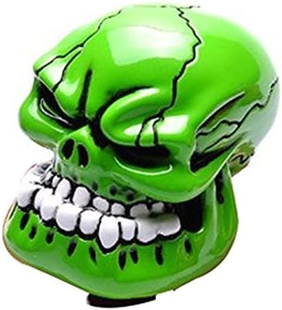Pinovk Skull Manual Automatic Gear Shift Knobs(Green)