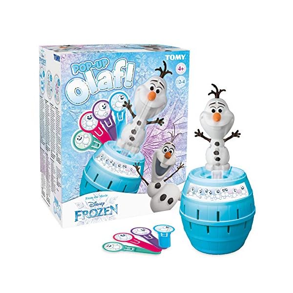 TOMY-games-Pop-Up-Olaf-Childrens-Action-Board-Game-Pile-Up-Pirates-Stacking-Game-Childrens-Action-Board-Game-Family-Preschool-Kids-Game-Action-Game-for-Children-5-6-7-8-Year-Old TOMY games Pop Up Olaf Children's Action Board Game, Family & Preschool Kids Game, Action Game for Children