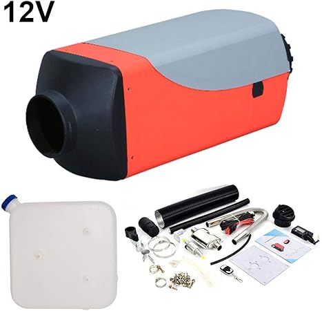 Amazon 12v 5000w Ffヒーター 軽油ヒーター 日本語説明書付き エアパーキングヒーター ディーゼル車用 低燃費 Lcdスクリーン リモコン付き エアヒーター 船舶 トラック バン キャンピングカー バス等に大活躍 10l燃料タンク付き 燃料消費量0 18 0 48l 赤い下の灰色の