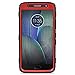 Motorola Moto G5S Plus Case, CoverON [Tank Series] Protective Full Body Phone Cover with Tough Faceplate - Red