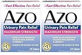 Azo Urinary Pain Relief Max Strength 24 count Tablets x 2