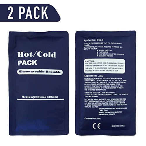 Hot and Cold Gel Ice Pack, 2 Packs 9
