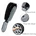 MATCC 2Pack Car Wheel Cleaning Brush Tire Rim Scrub Brush Soft Alloy Brush Cleaner Tie Auto Motorcycle Bike Wheel Cleaning Tool