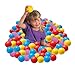 Moose Mountain, Ball Pit Balls - 100 Soft-Flex Balls in Mesh Bag, Multi Color, 12