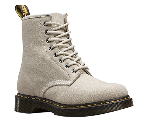 Dr. Martens Men's 1460, Bone Washed Canvas Boot, Size 10