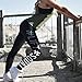 Kshion Women's Workout Leggings Fitness Sports Gym Running Yoga Athletic Pants (L, Black)