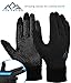 AlpxGear Touchscreen Winter Gloves for Men and Women Comes with Snow Fleece Hat for Cold Weather XL