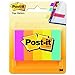 Post-it Page Markers, Assorted Fluorescent Colors , 1/2 in x 1 3/4 in, Assorted Fluorescent Colors , 100 Sheets/Pad, 4 Packs of 5 Pads/Pack (670-5AN-4)