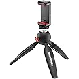 Manfrotto PIXI Mini Tripod Kit with Smartphone Clamp, Black (MKPIXICLAMP-BK)