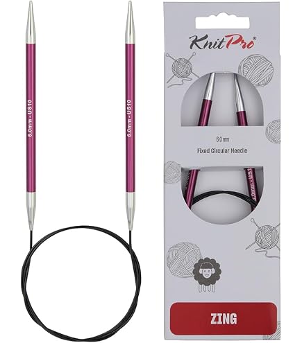 Amazon.com: KnitPro Zing Fixed Circular Needles 32