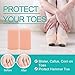 Povihome Toe Sleeves,Gel Toe Protectors and Separators to Protect Hammer Toe, Corn, Calluses,Blisters